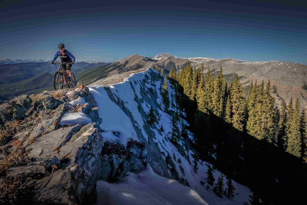 high alpine mountain biking rockies