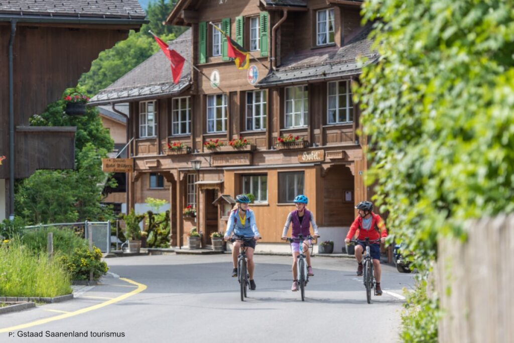 e biking in Gstaad