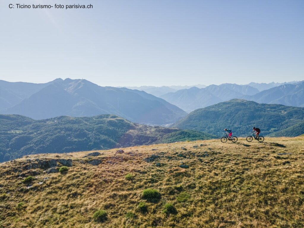 easy mountain biking Ticino