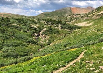 mountain biking Colorado trail