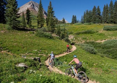 Colorado trail mountain biking