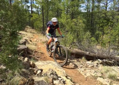 Riding the Grand Canyon trail